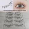 Mom's Natural Little Devil Eyelashes – Transparent Stem, Natural Simulation, Fairy Hair, Perfect for Bridal and Cartoon Eyes Makeup.