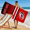 Name Custom Carolina Hurricanes Print Beach Towel, Large Soft Quick Dry Towel for Beach Camping Swimming