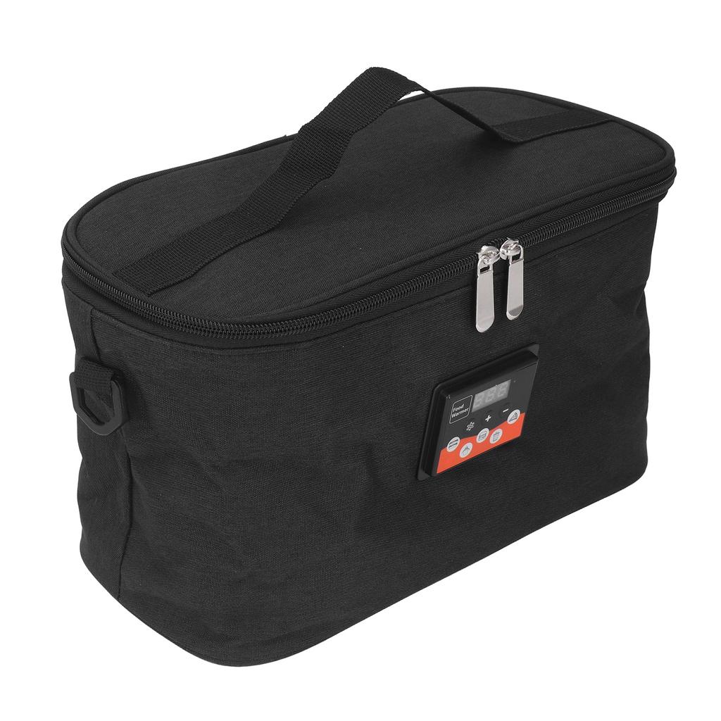 Автомобильная сумка-грелка 30 Вт, сумка-грелка 8 л, регулируемый дисплей температуры с ручкой, портативный подогреватель пищи