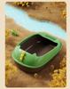 Dinosaur Semi-Enclosed Large Cat Litter Box - Washable & Anti-Splash