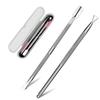 Stainless Steel Nail Tool Set: Polish Remover, Glue Planer, Cuticle Pusher