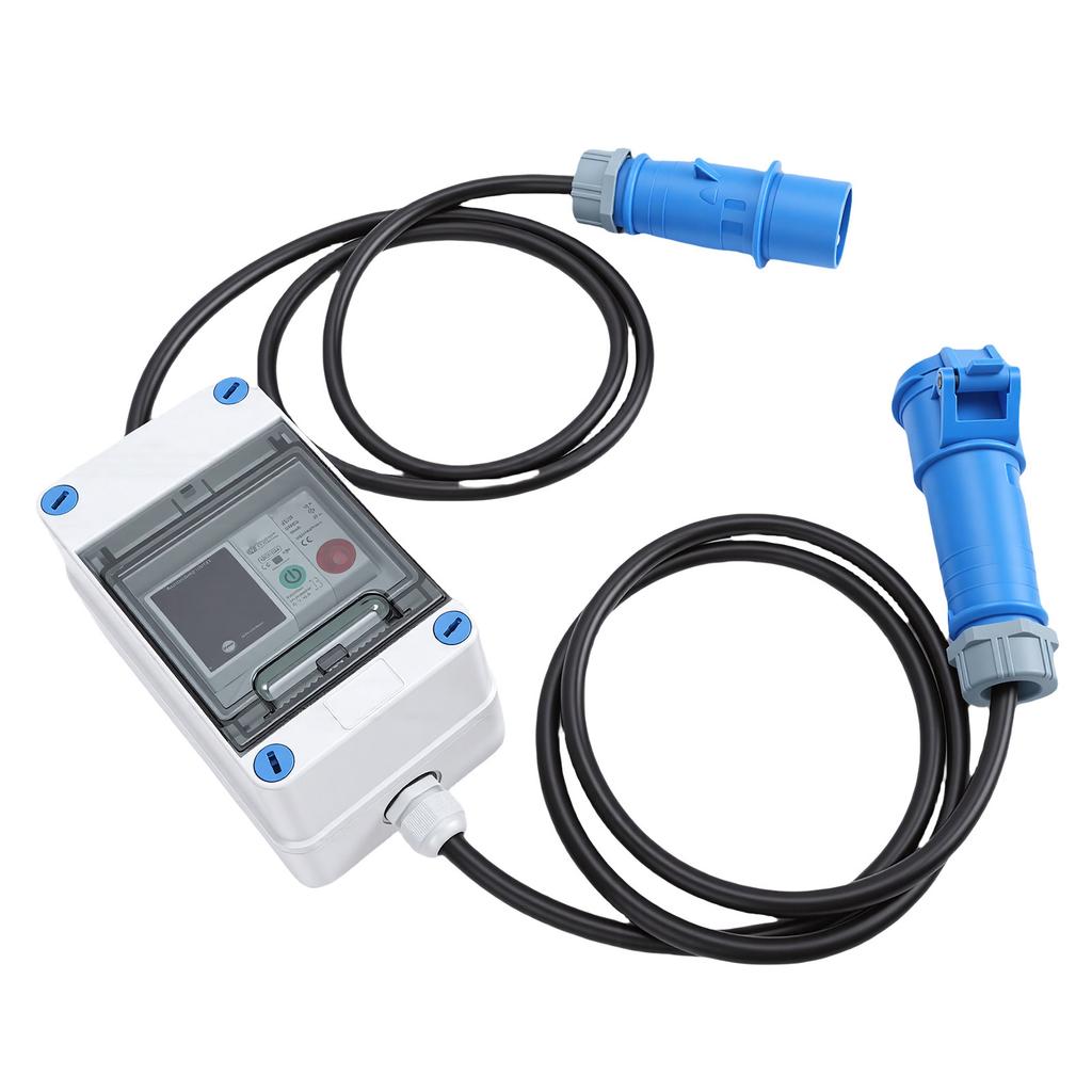 Цифровой счетчик электроэнергии с водонепроницаемым разъемом WiFi Автоматический выключатель Поддержка для Умного портативного счетчика кВтч для Автодома, Уличного использования, Дома