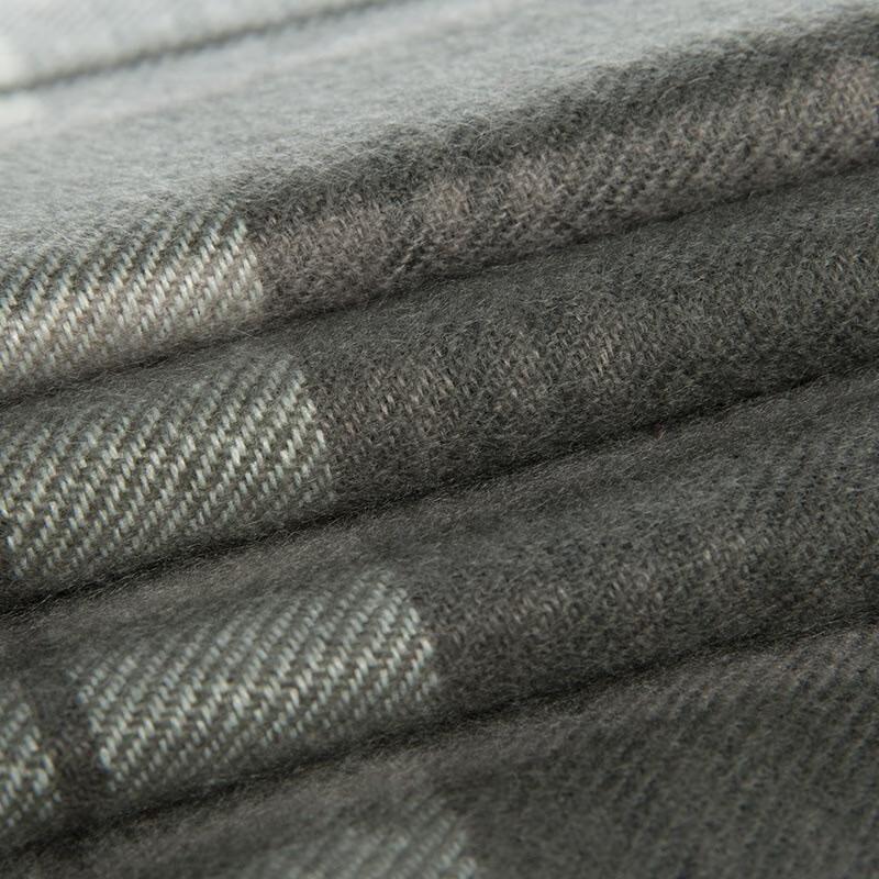 Hengyuanxiang Men's Winter Plaid Scarf