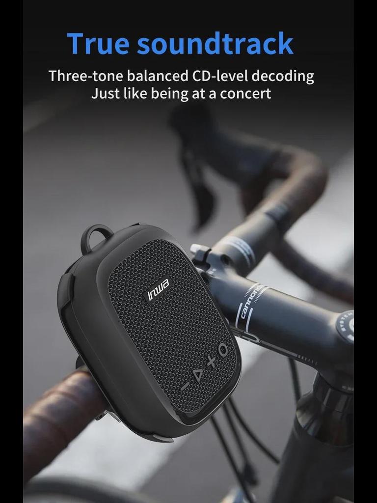 MZ-629 Портативный уличный беспроводной Bluetooth-динамик с сабвуфером 5 Вт и подставкой для велосипеда