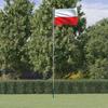 VidaXL Flag of Poland and Pole 6.23 M Aluminium 3147103