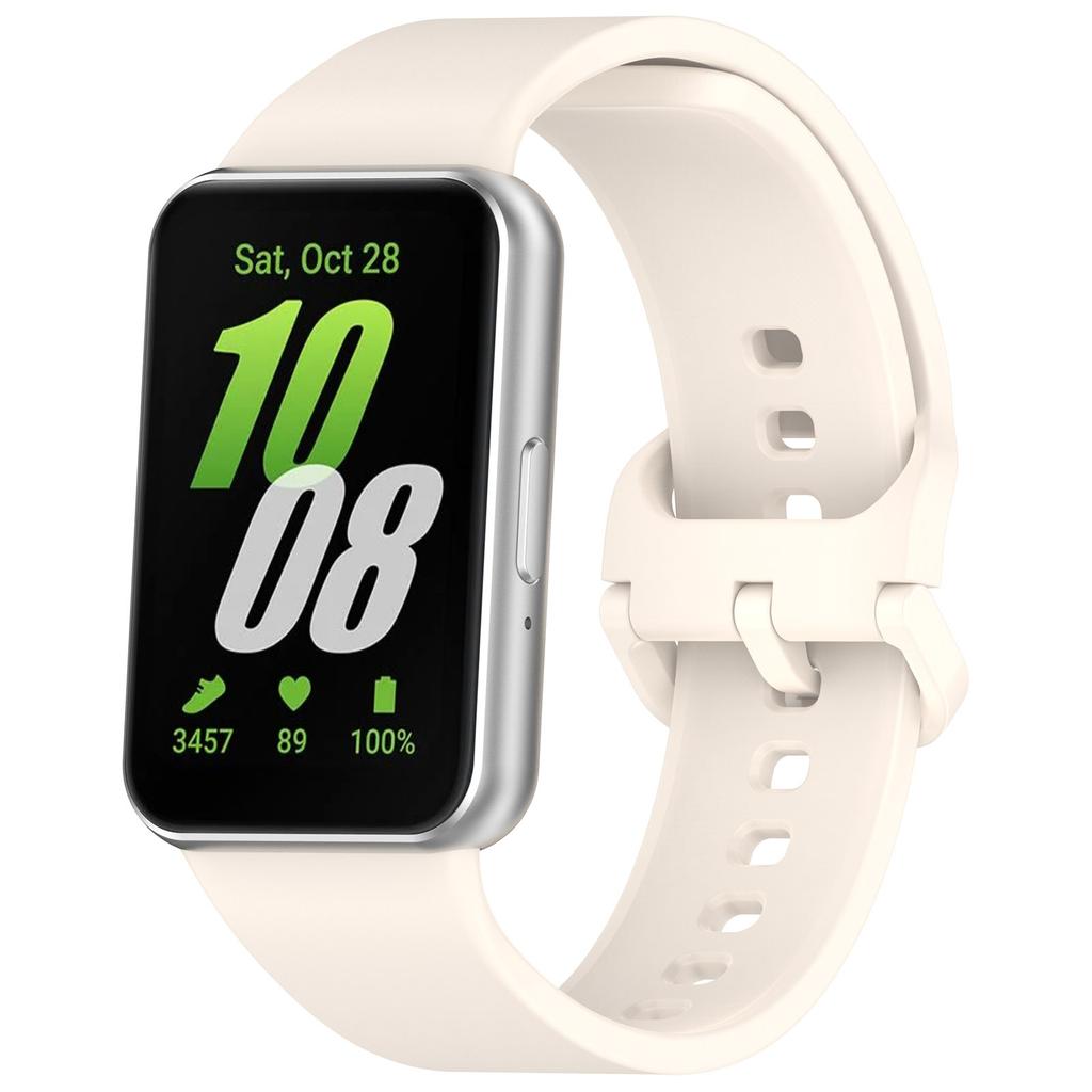 Спортивный силиконовый ремешок для Samsung Galaxy Fit 3 Браслет для умных часов Резиновый браслет Correa для Samsung Galaxy Fit3 Ремешки Аксессуары