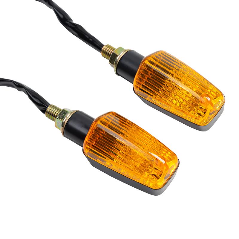 1 пара универсальных указателей поворота для мотоцикла, светодиодные индикаторы, мигалка, янтарный поворотник, сигнальная лампа