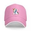 Fashion Dabbing Unicorn Unisex Baseball Cap 2022 Cartoon Rainbow Unicorn Dad Hat Summer Hip-Hop Caps