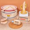 Wooden Educational Music Set for Kids: Orff Drums, Harmonica, Clappers & Sensory Instruments