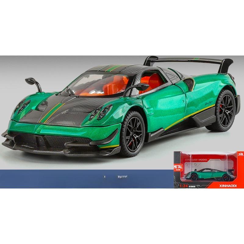 1/24 Pagani Huayra BC литая модель автомобиля игрушечная машинка со звуком и светом