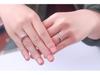 Tonglin S925 Sterling Silver Adjustable Couple Rings - Personalized Wedding Bands for Men & Women.