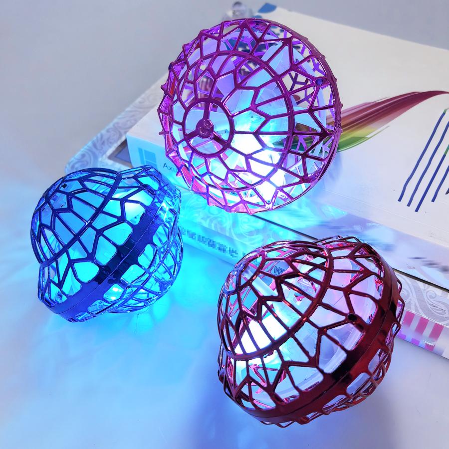 Вращающийся Флайбол, Ночник, Подвесной Шар, Бросок с возвратом в руку, Вращение, Декомпрессионный НЛО, Оригинальный Светящийся Детский Подарок