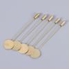 10pcs/set Fashion Diy Craft Jewelry Making Cabochon Tray Brooches Accessories Pin Cameo