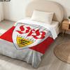 Vfb Stuttgart Print Flannel Blanket, High quality Comfortable for All Seasons, Home Decor, Warmth and Comfort, Perfect for Christmas Gifts