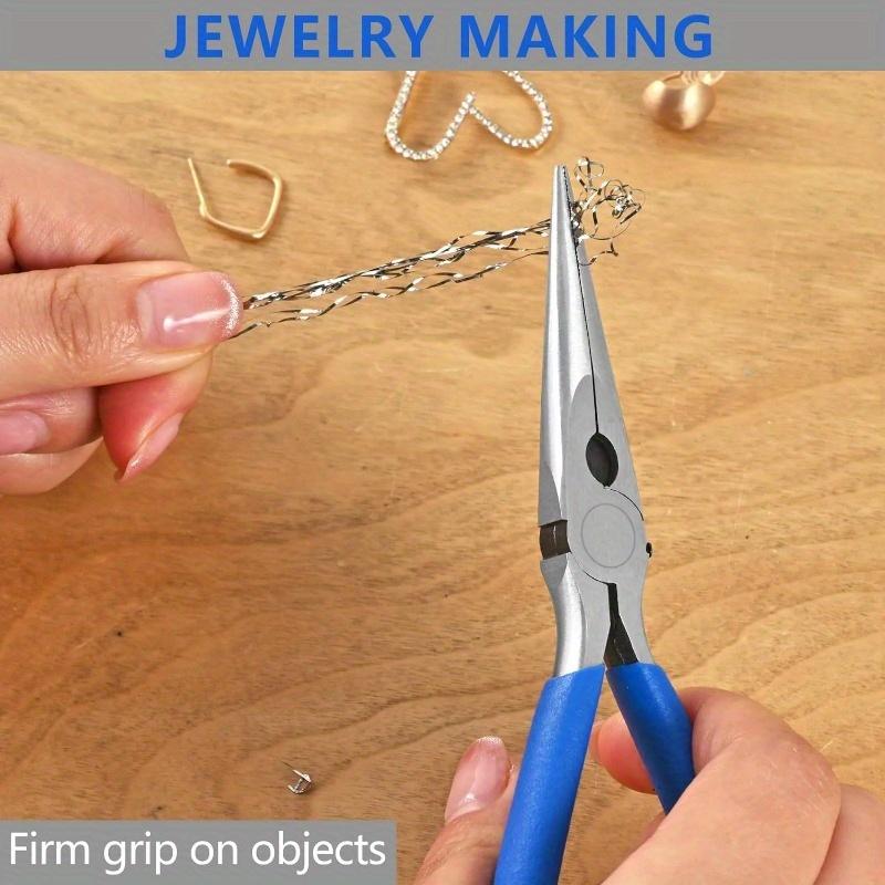 1Pc Multi Tool Long Nose Plier Needle Nose Plier Forceps Repair Hand Tool For DIY Jewelry Making, Electronics Repair Etc