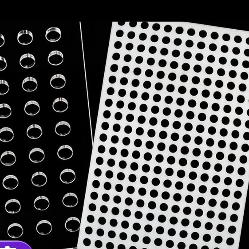 Handmade DIY Special Acrylic Perforated Board White PP Organic Glass Perforated Board Model Making Storage Partition Board Tool Display Storage Rack