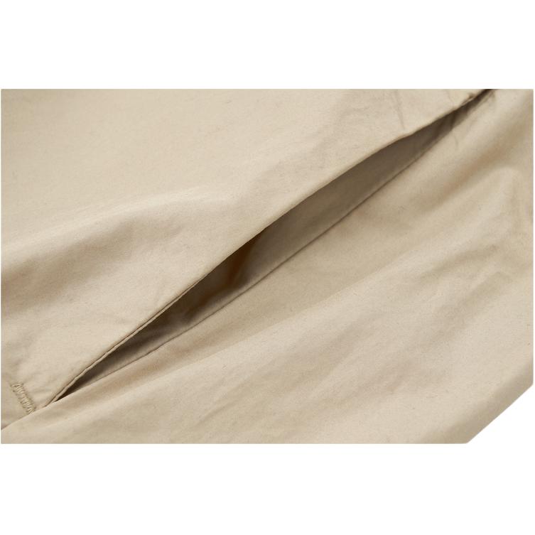 Calvin Klein Юбка миди А-силуэта из хлопкового твила Ss25, повседневная, женская, хаки 44B666P