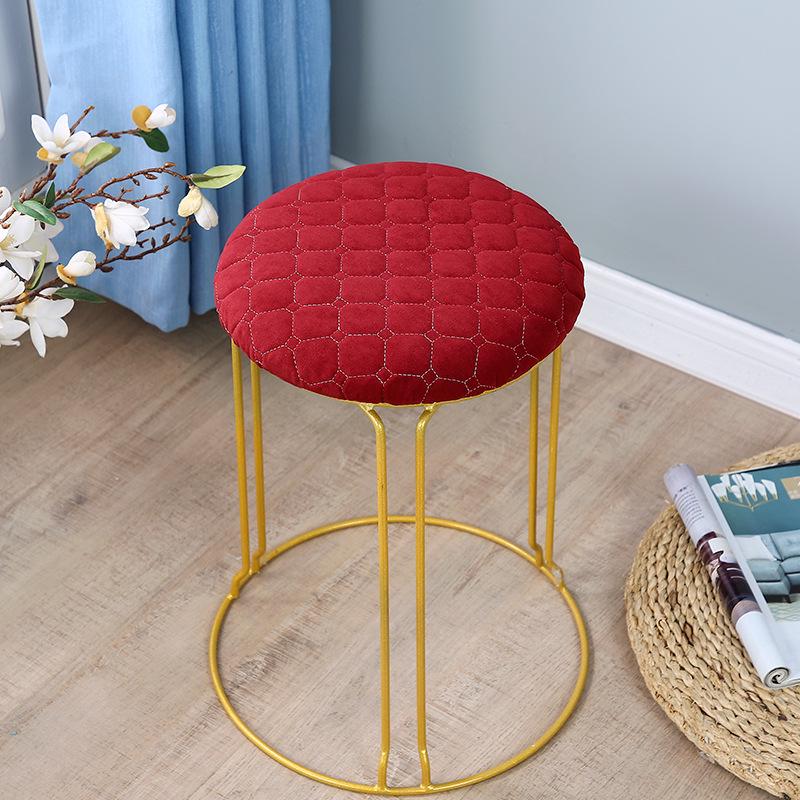 Новый утолщенный круглый чехол на подушку для табурета на все сезоны