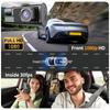 Видеорегистратор Z50 Pro 1080P UHD 2-дюймовый IPS-дисплей Передний и салонный Двухканальный Автомобильный DVR 24-часовой Мониторинг парковки Видеорегистратор для автомобиля