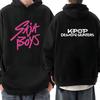 KPop Demon Hunters Saja Boys Fashion Hoodie Men Women Hip Hop Streetwear Vintage Pullovers Fleece Sweatshirt Long Sleeve Hoodies