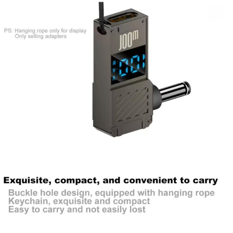 PD100W Type-C to DC Plug Converter USB C to Laptop Charging Adapter Power Charger Connector Tip for Lenovo Asus HP Dell Samsung