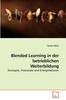 Книга Blended Learning In Der Betrieblichen Weiterbildung