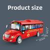 Bus Plastic Public Playset With Sound And Light Function Kids Model Simulation