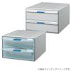 KOKUYO Letter Case Прозрачный ящик A4 2 Глубина LC-UNT202M