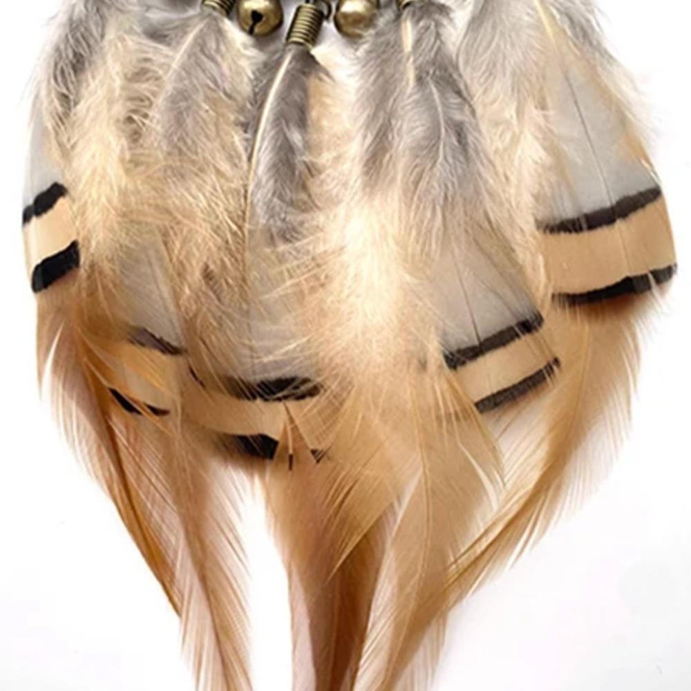 Crystal Stone Dreamcatcher Car Pendant Retro Car Hanging Ornament Car Interior Decoration