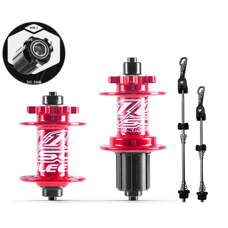 Ступица для горного велосипеда из алюминиевого сплава, 6 гвоздей, 5 подшипников, 32 отверстия, 8–11 скоростей, быстросъемная ступица дискового тормоза