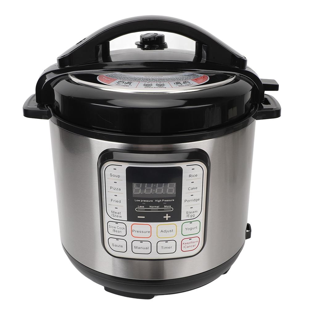Electric Pressure Cooker 6L Multiple Prevention Dishwasher Safe 10 in 1 Multi Cooker for Slow Cooker Rice Cooker Pot Sauté Yogurt Maker Warmer