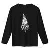 GRIMA MERCH Atmospheric Black Metal Tree Print T Shirt for Men Made in Australia Sizes S 2XL vintage Washed Casual Comfortable