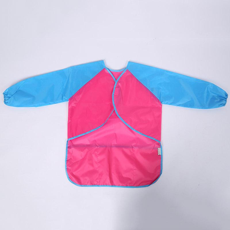 Детский фартук с длинными рукавами для рисования и лепки из глины