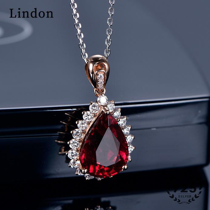 Женское ожерелье Lindon, кулон из медного сплава, циркон, модный подарок