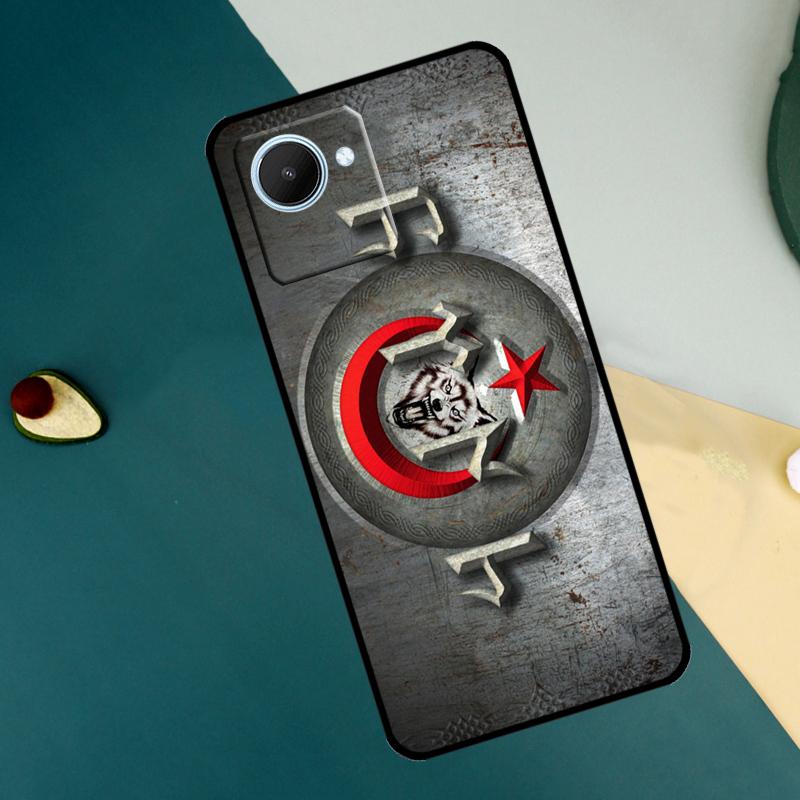 Республика Турция Реалистичный Флаг Для Realme C67 C53 C55 C75 C71 C61 C33 C63 C51 C65 11 12 13 14 15 Pro Plus GT6 GT7 Pro Чехол