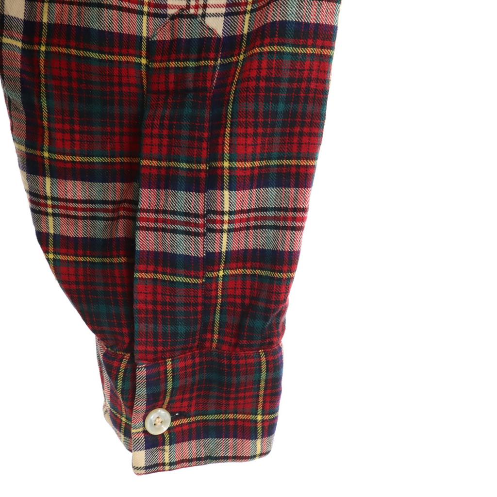 Hathaway 60-е Винтажная рубашка с открытым воротником в клетку с длинным рукавом Мужская Б/У