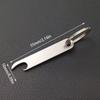 1 PC Multifunctional Keyring Stainless Steel Keychains Mini Beer Bottle Opener