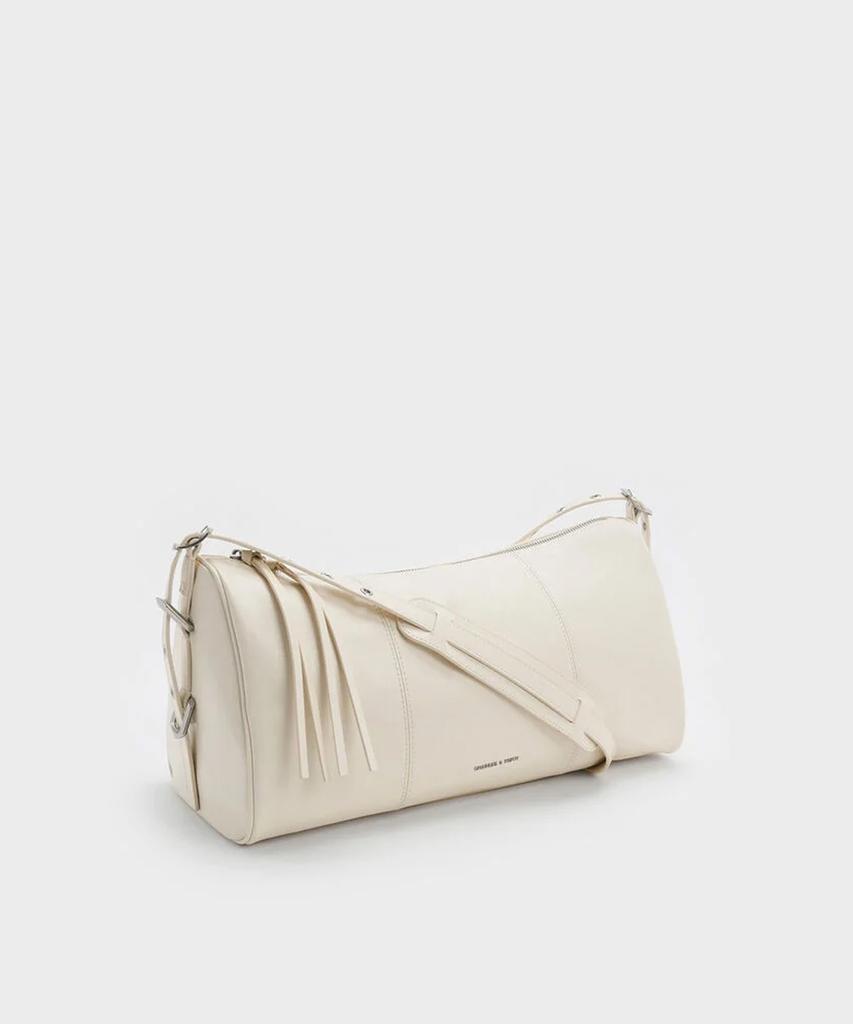 Сумка через плечо Charles & Keith Brina с панелью и ремешком на люверсах, 2 цвета Ck2-80271493