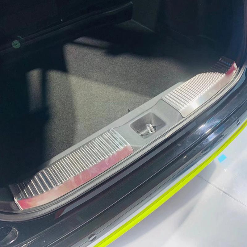 Car Stainless Steel Rear Bumper Protector Sill Trunk Tread Plate Cover Trim For Honda Hr-V Hrv Vezel 2024 Styling Accessories
