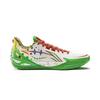 Li Ning Кроссовки для баскетбола Blade 6 V2 Низкие Универсальные Мужские Белый Красный Зеленый ABAV087-22