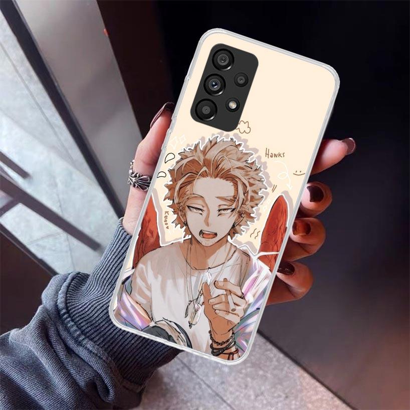Чехол для телефона Hawks MHA My Hero A-Academy для Samsung Galaxy A17 A57 A37 A16 A26 A36 A56 A15 A25 A35 A55 A14 A13 A54 A53 A34 A24 A3