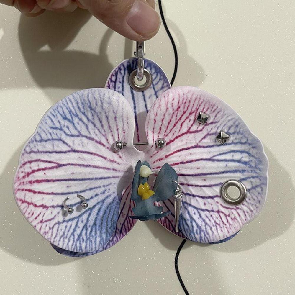 Брелок Орхидея Фаленопсис Брелок Подвески для телефона Подвеска для сумки Подвеска Имитация цветка Пара Дети