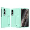 360 Metal Bracket Holder Leather Case for Samsung Galaxy Z Fold 8 Wide 5G Screen Protector Film Magnetic Hinge Protection Cover