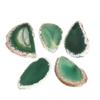 Agate Geode Slice Stone Brazil Healing Jewelry Accessories Home Decoration DIY Quartz Pendant