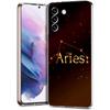 Constellation Virgo Aries Transparent Cover for Samsung Galaxy S24 S23 S22 S20 S21 FE Ultra S24 S23 S10 S10E S9 Plus Phone Case