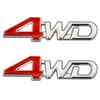 [NEGUES] Наклейка-эмблема 4WD для автомобиля Наклейка на машину Универсальная 16 мм