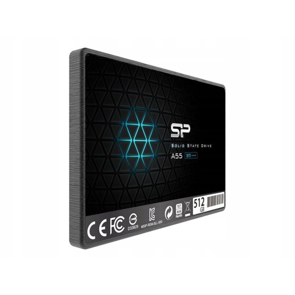 Ssd Silicon Power A55 512Gb 2.5 Sata3 3D Nand 7Mm