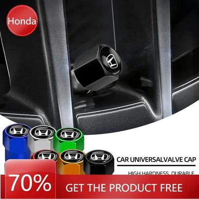 Подходит для нового автомобиля Honda Колпачки на ниппели шин автомобиля Металлический колпачок на вентиль колеса автомобиля Аксессуары для автомобиля Для Honda HR-V City Accord Odyss