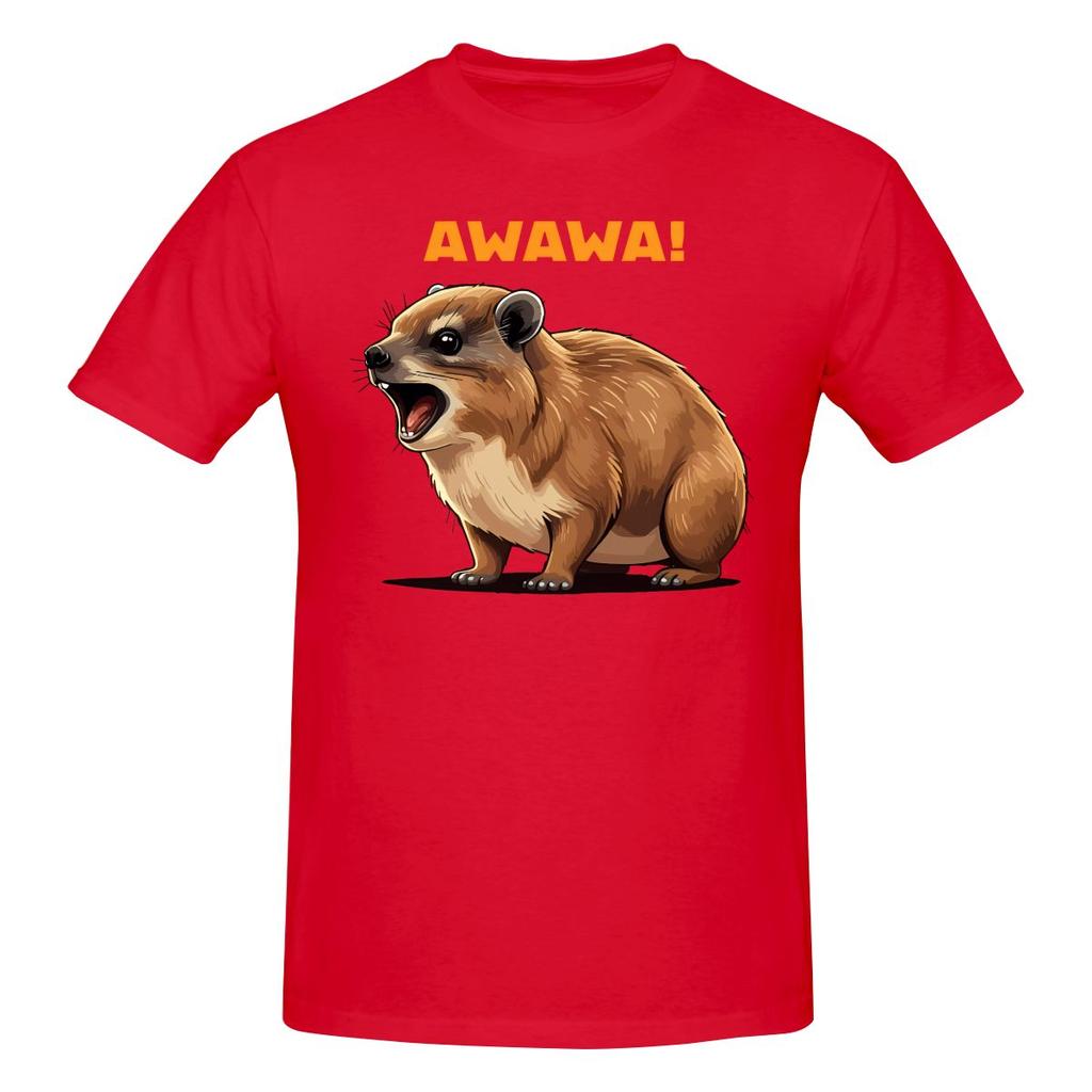 Funny Rock Hyrax Lover Awawa Funny Groundhog Dassi Unisexs Printed Tshirt Unisex T Shirttshirts