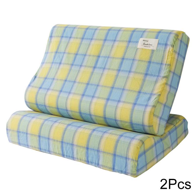 Наволочка из цветного хлопка, стираного хлопка, латекса, детская, 30x50, наволочка из хлопка для младенцев, 27x44, наволочки с эффектом памяти